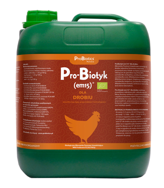 Pro-Biotyk (em15) dla drobiu - 5L Pro-Biotyk (em15) dla drobiu - 5L