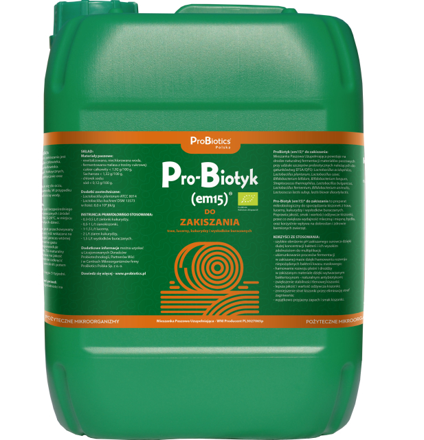 Pro-Biotyk (em15) do zakiszania - 10L Pro-Biotyk (em15) do zakiszania - 10L